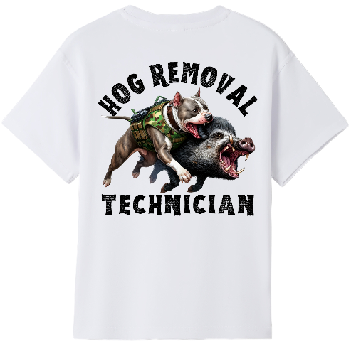 Hog Removal Technician kids Tshirt image 0