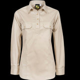 Ladies Half Placket Full Coloured Shirt image 0