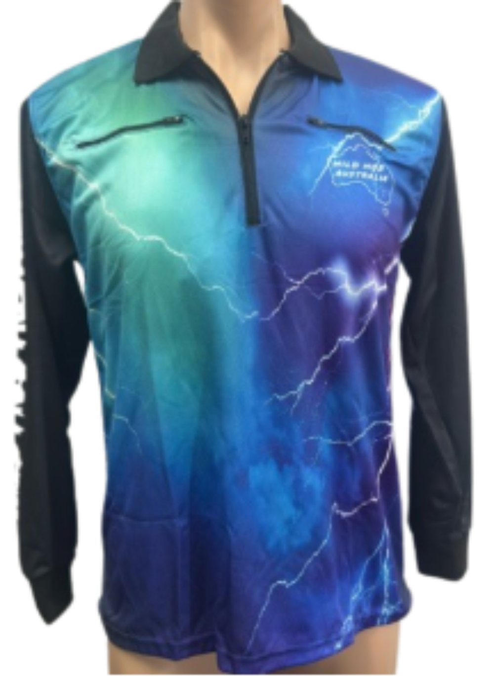 Outback Lightning Fishing Shirt with 2 Zipper pockets image 0