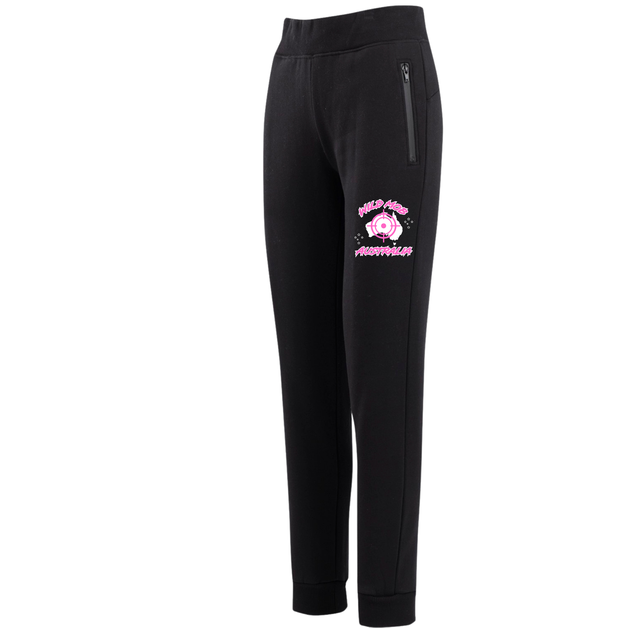 Women's Wild Mob Signature Trackies small logo Pink image 0