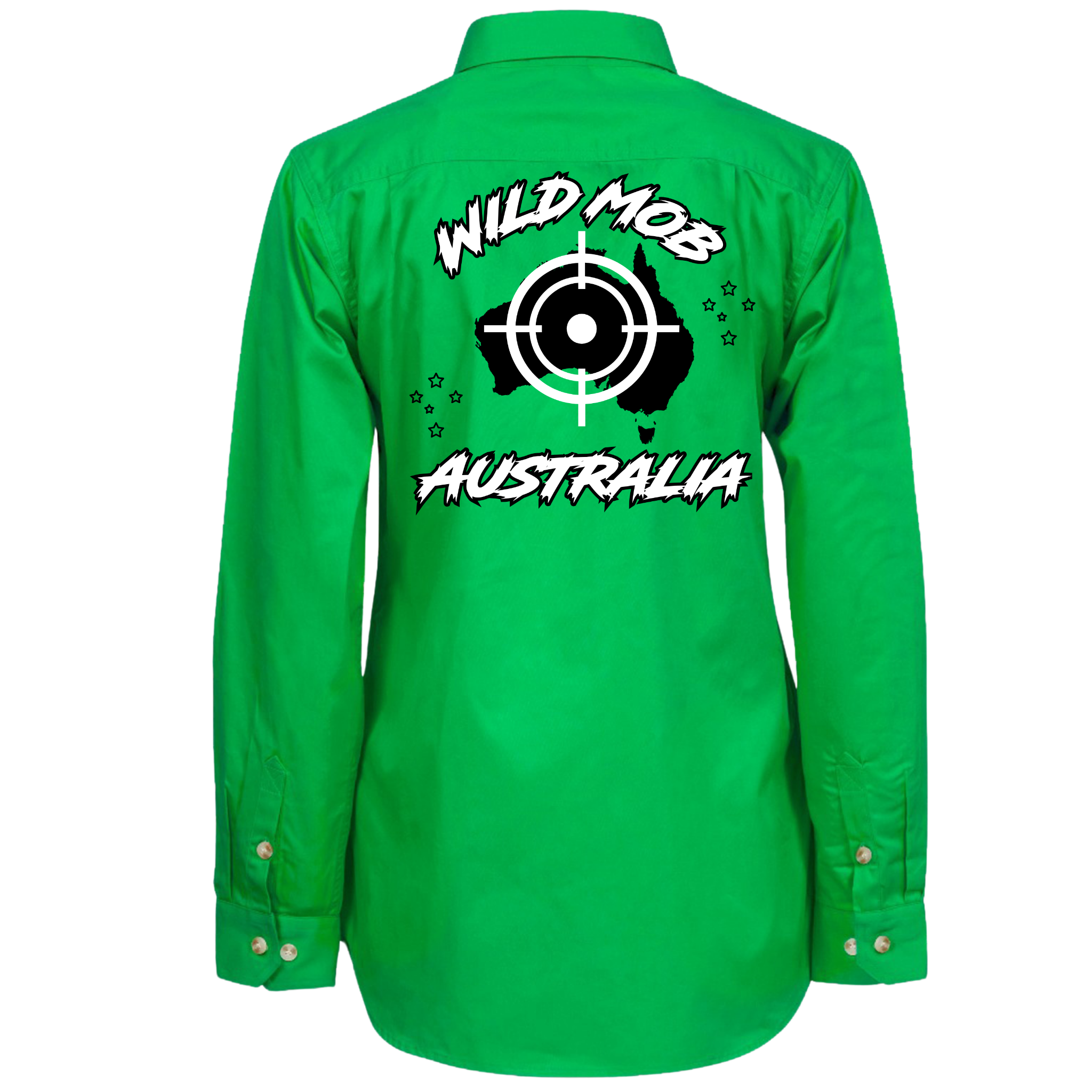 Women's Wild Mob Workshirt Green image 1