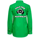 Women's Wild Mob Workshirt Green image 1
