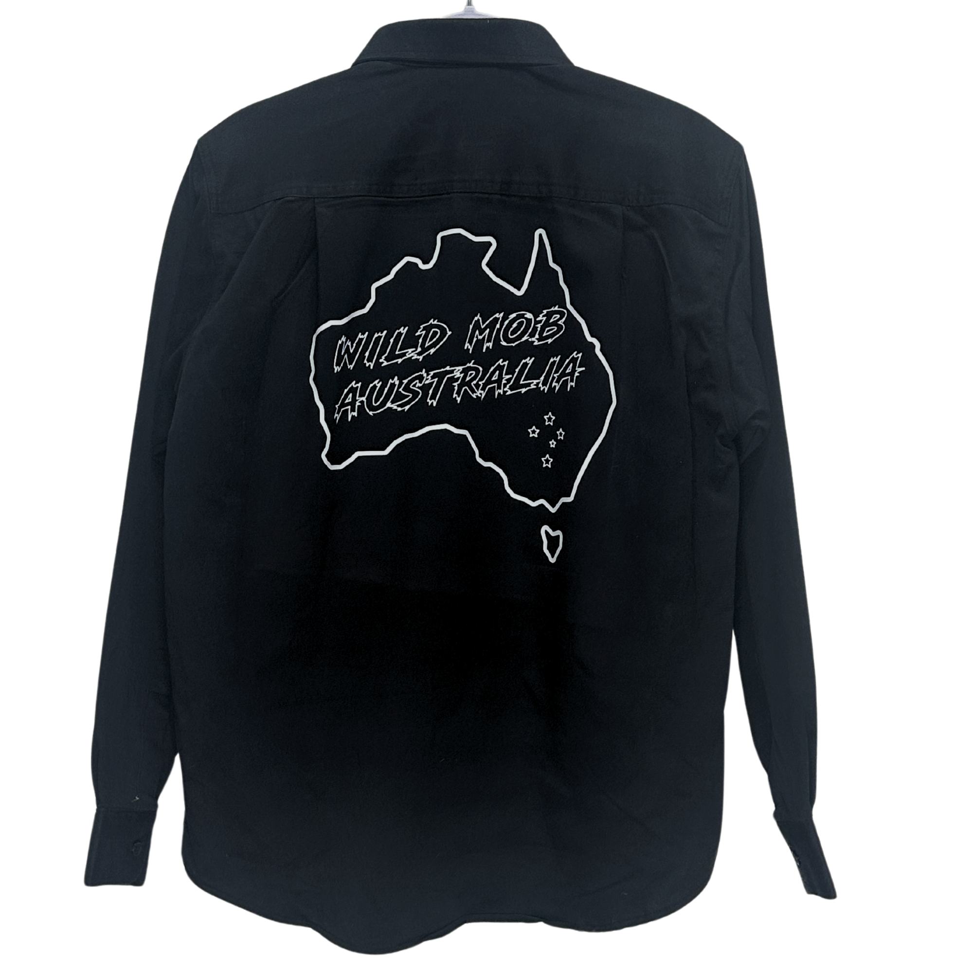 UNISEX Wild Mob Work shirt Black image 1