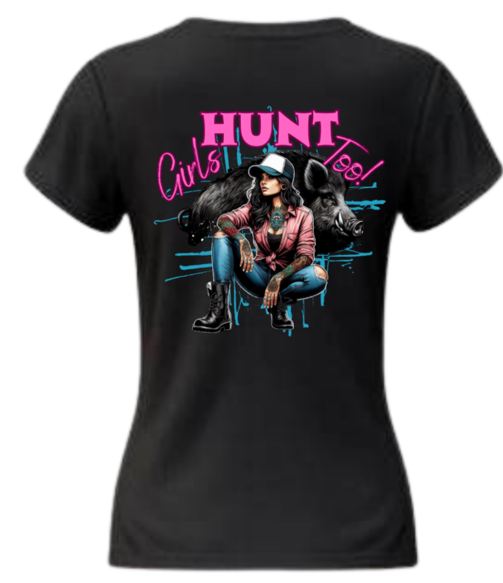 Girls Hunt too tshirt image 0
