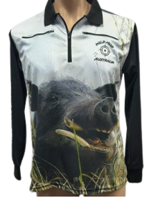 Big Boar Fishing Shirt with Zipper pockets image 0