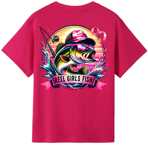 Reel Girls Fish kids Tshirt image 0