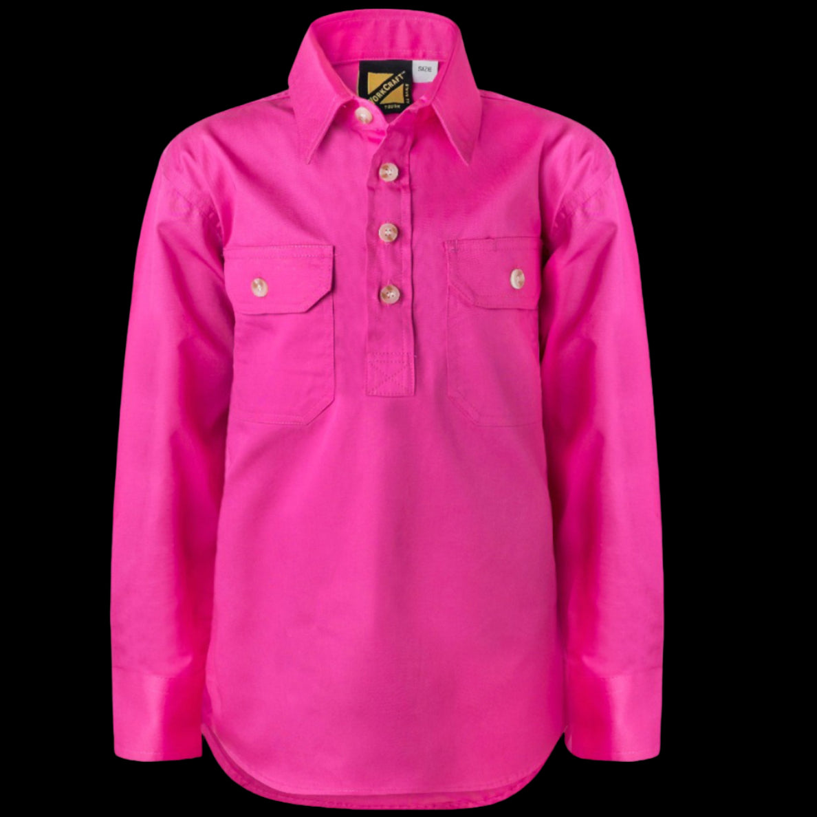 Kids Half Placket Full Coloured Shirt image 0