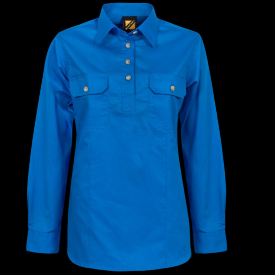 Ladies Half Placket Full Coloured Shirt image 0