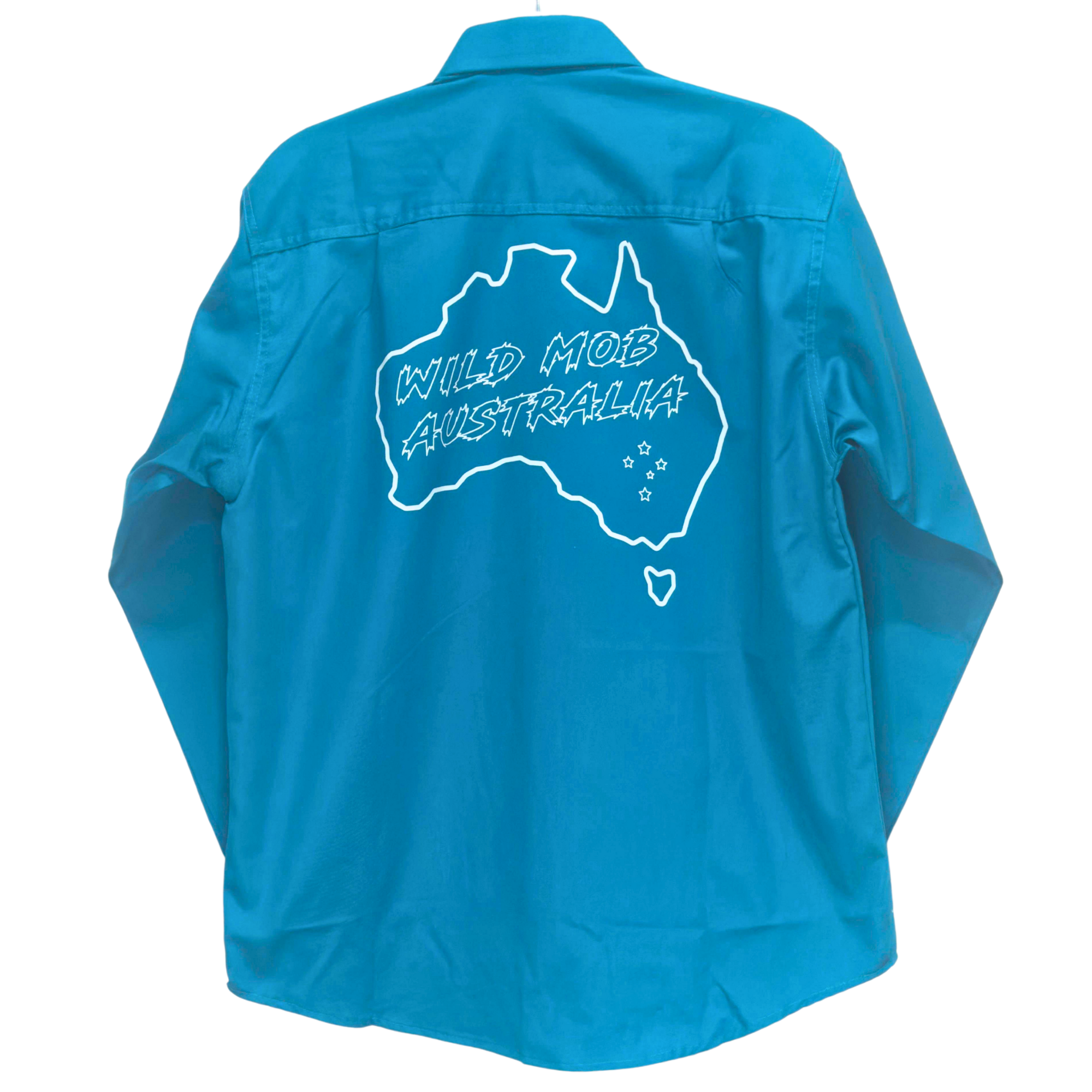 UNISEX Wild Mob Work shirt Teal image 1