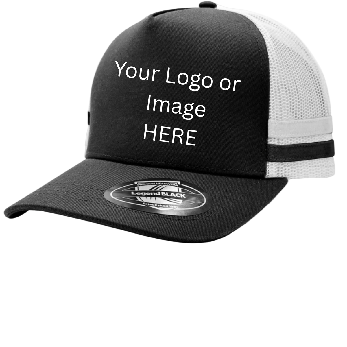 Custom Black Trucker Cap image 0