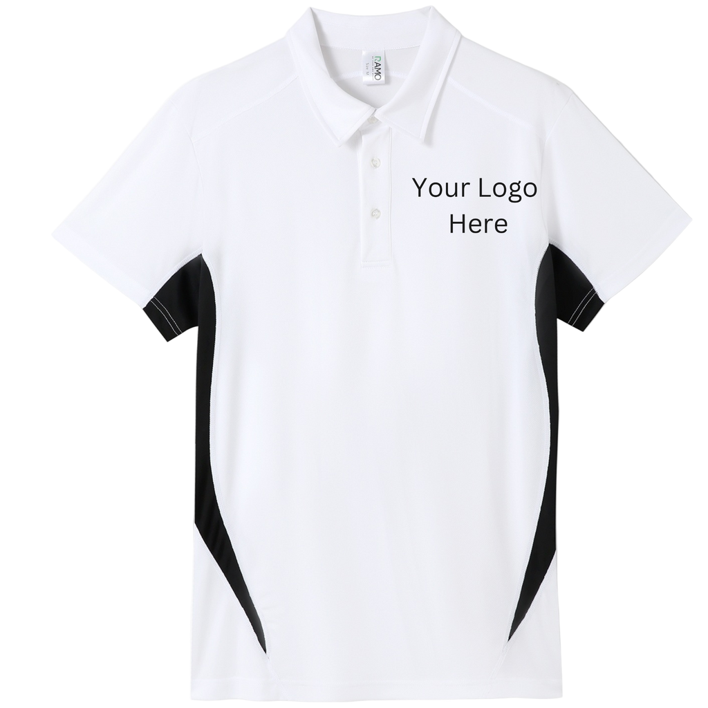Printed work polo White/Black image 0