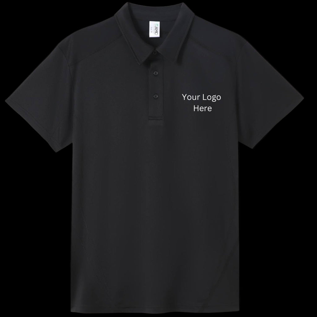 Printed work polo black image 0