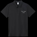 Printed work polo black image 0