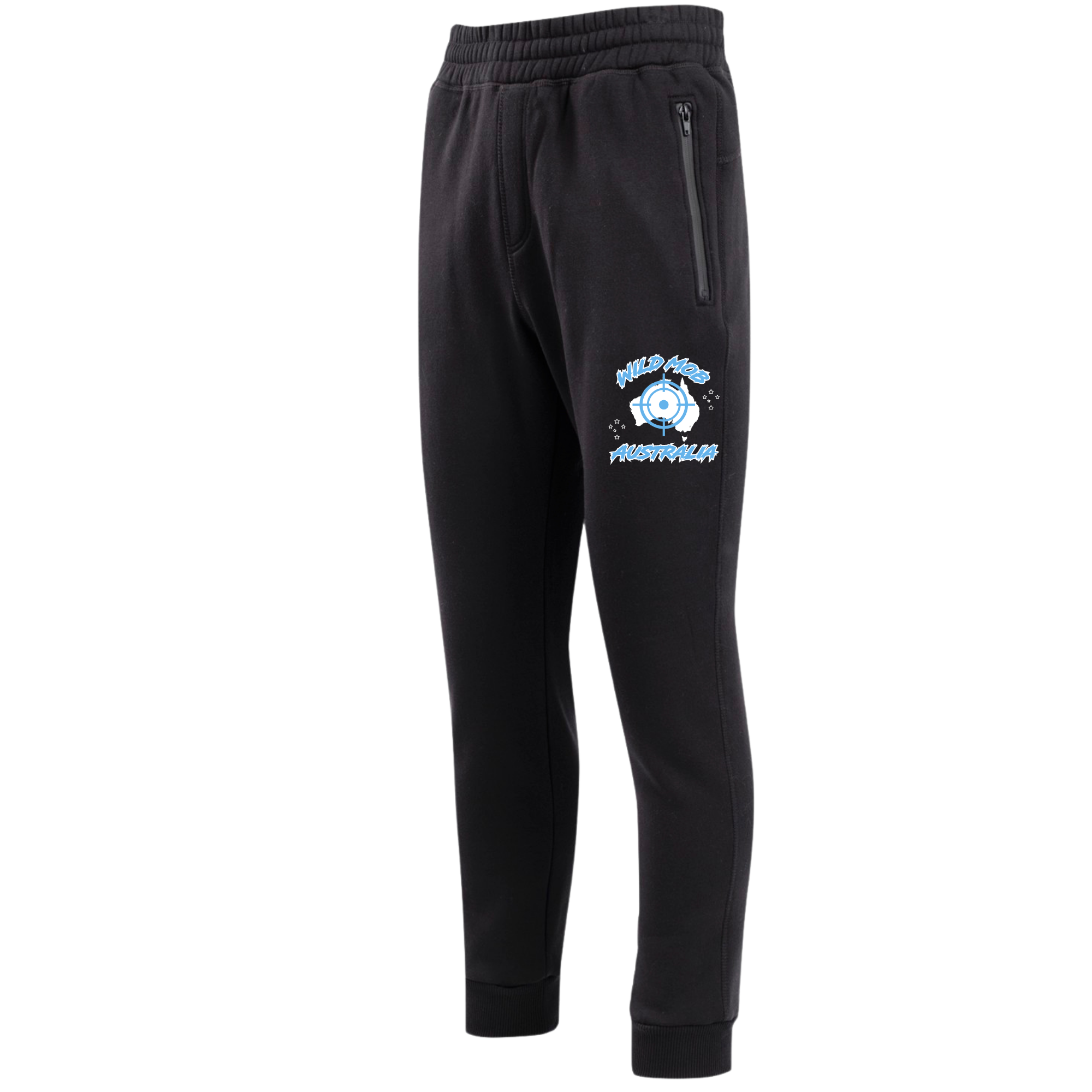 Men's Wild Mob Signature Trackies small logo Blue image 0