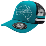 Wild Mob Australia Trucker Cap Teal with new logo image 0