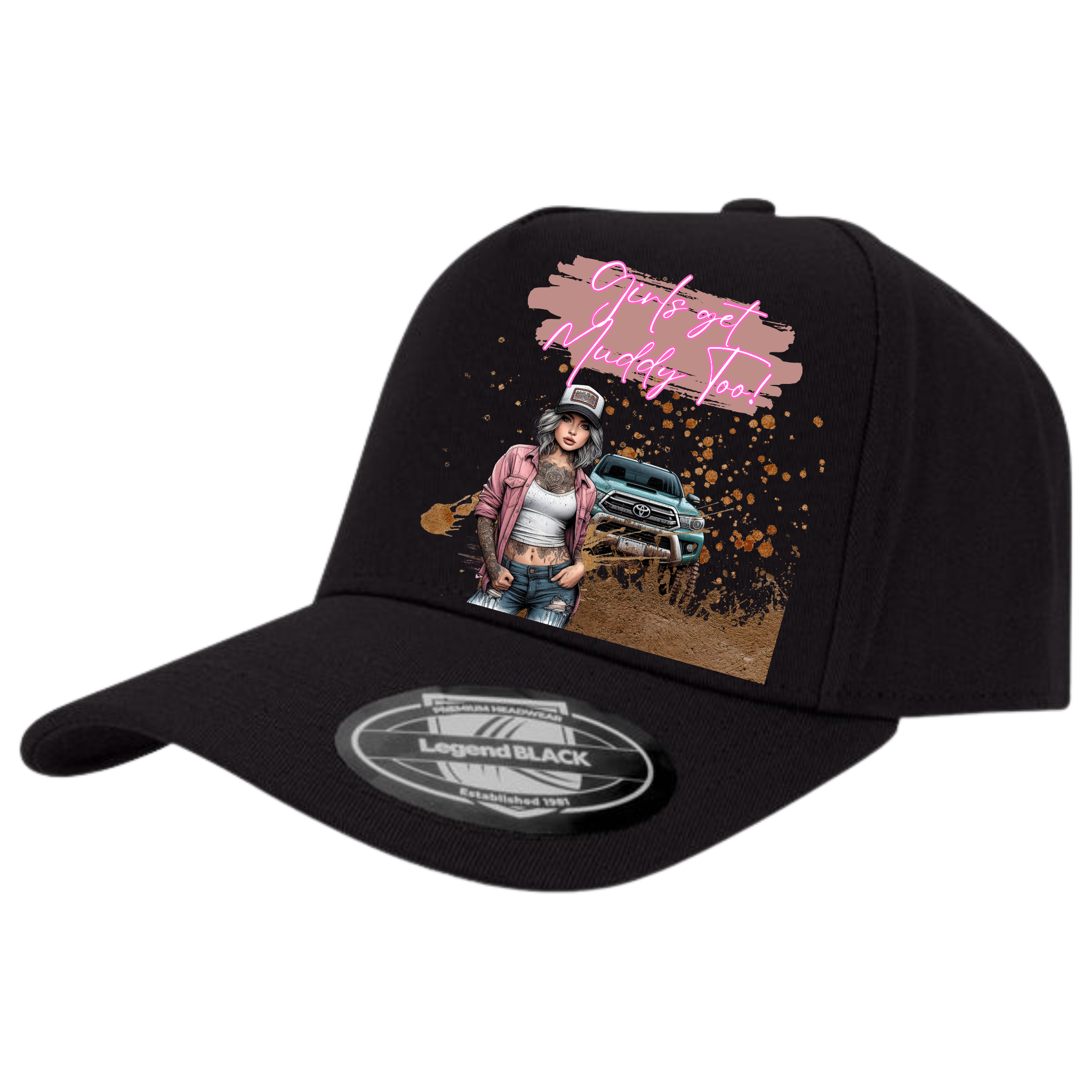 Girls Get Muddy Too hat image 0