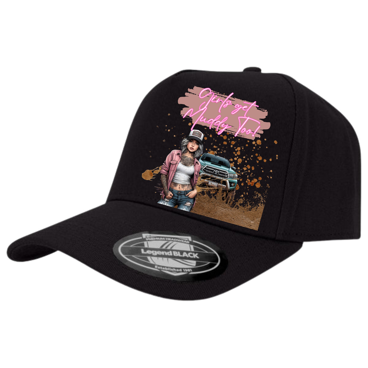 Girls Get Muddy Too hat image 0