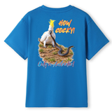 Kids How Cocky! Cockatoo and Red-Bellied Black Snake T-Shirt – Sizes 4–16 | Wild Mob