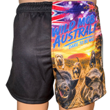 Kids Dare to Be Wild Footy Shorts – Sizes 4–12 | Wild Mob