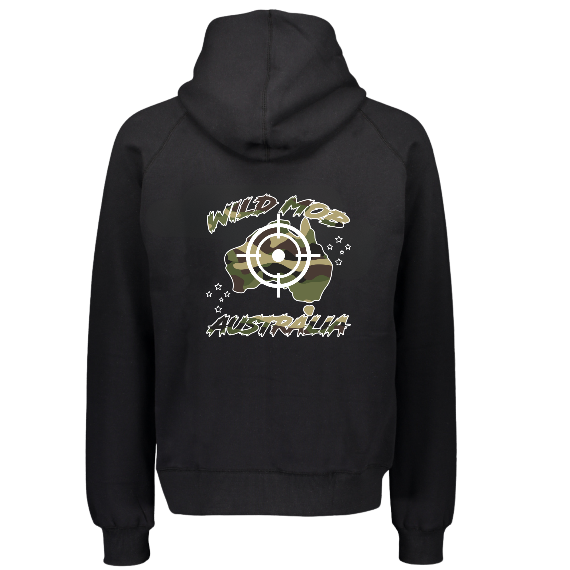 Men's Wild Mob Signature Hoodie Camo Back