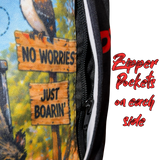 Wild Mob Australia-Pig Rig adult footy shorts with zipper pockets