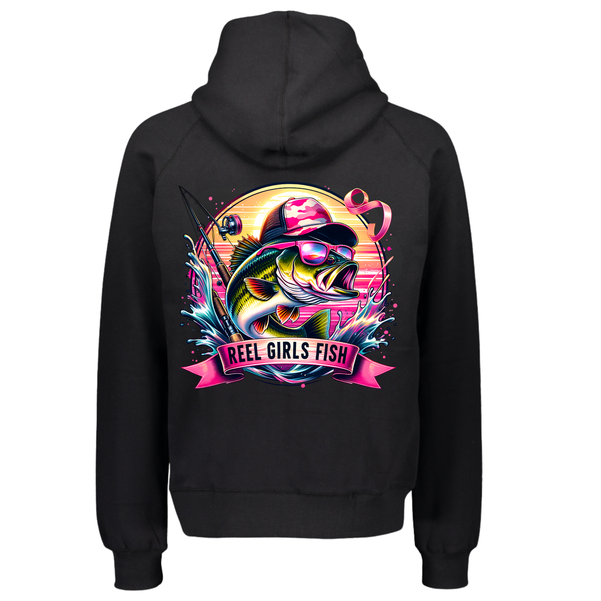Kid's Hoodie "Reel Girls Fish"