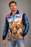 Dare To Be Wild - Long-Sleeve Fishing Shirt – UPF 50, Zip Pockets, XXS–5XL | Wild Mob