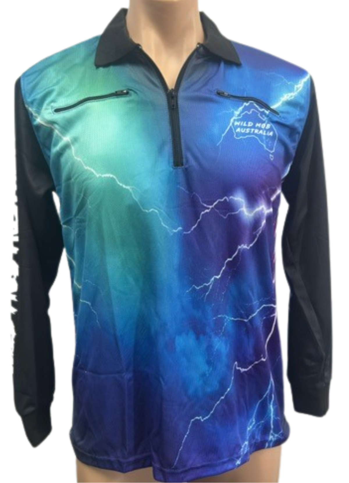 Outback Lightning Fishing Shirt with 2 Zipper pockets
