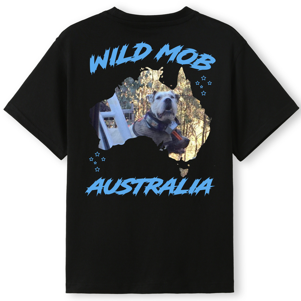 Wild Mob T-shirt or Singlet- Wild Mob Dog