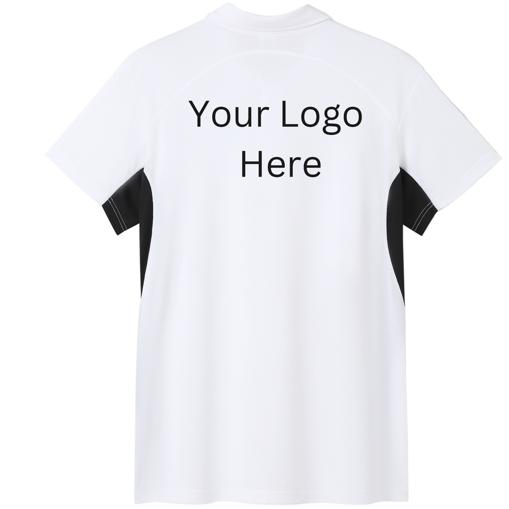 Printed work polo White/Black image 1