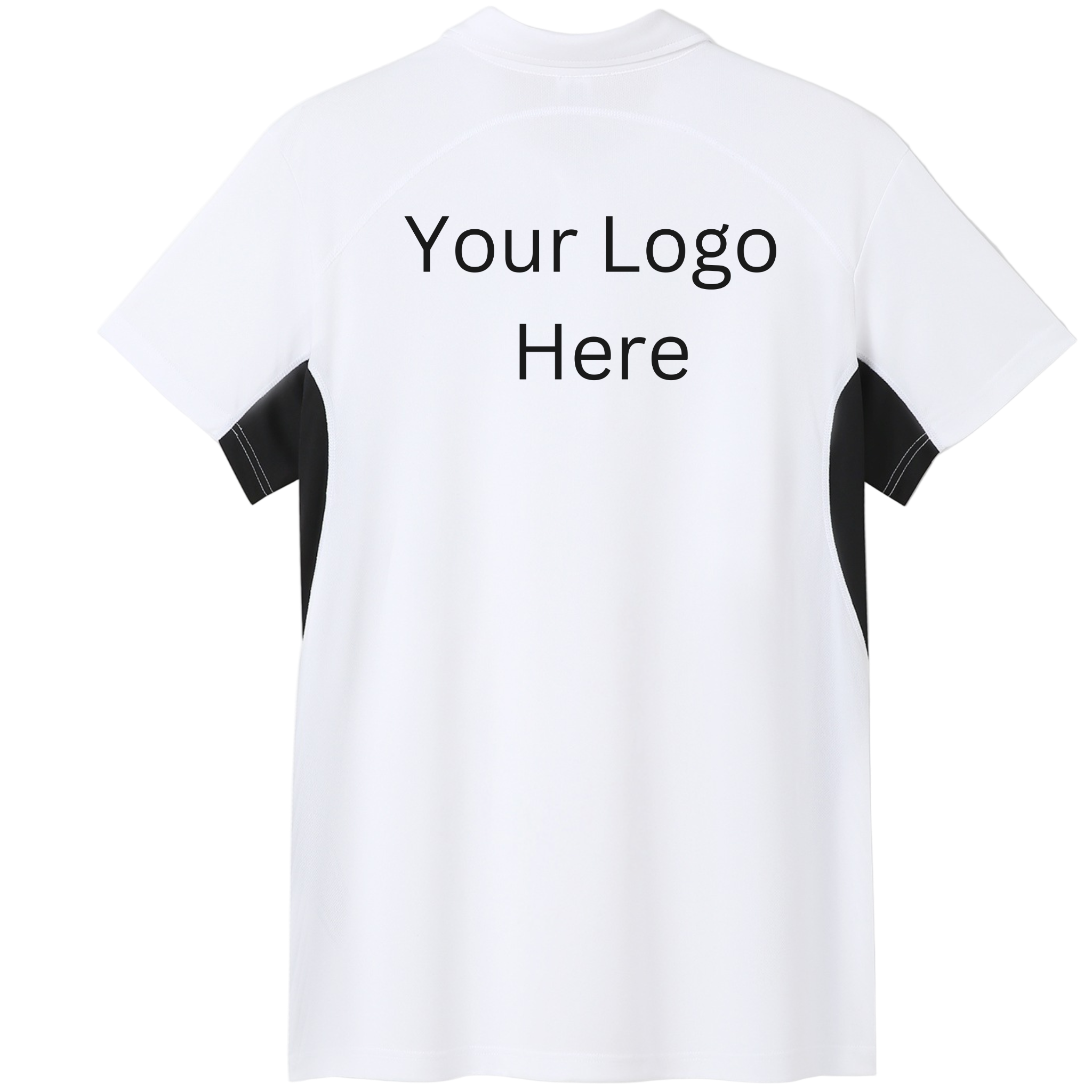 Printed work polo White/Black image 1