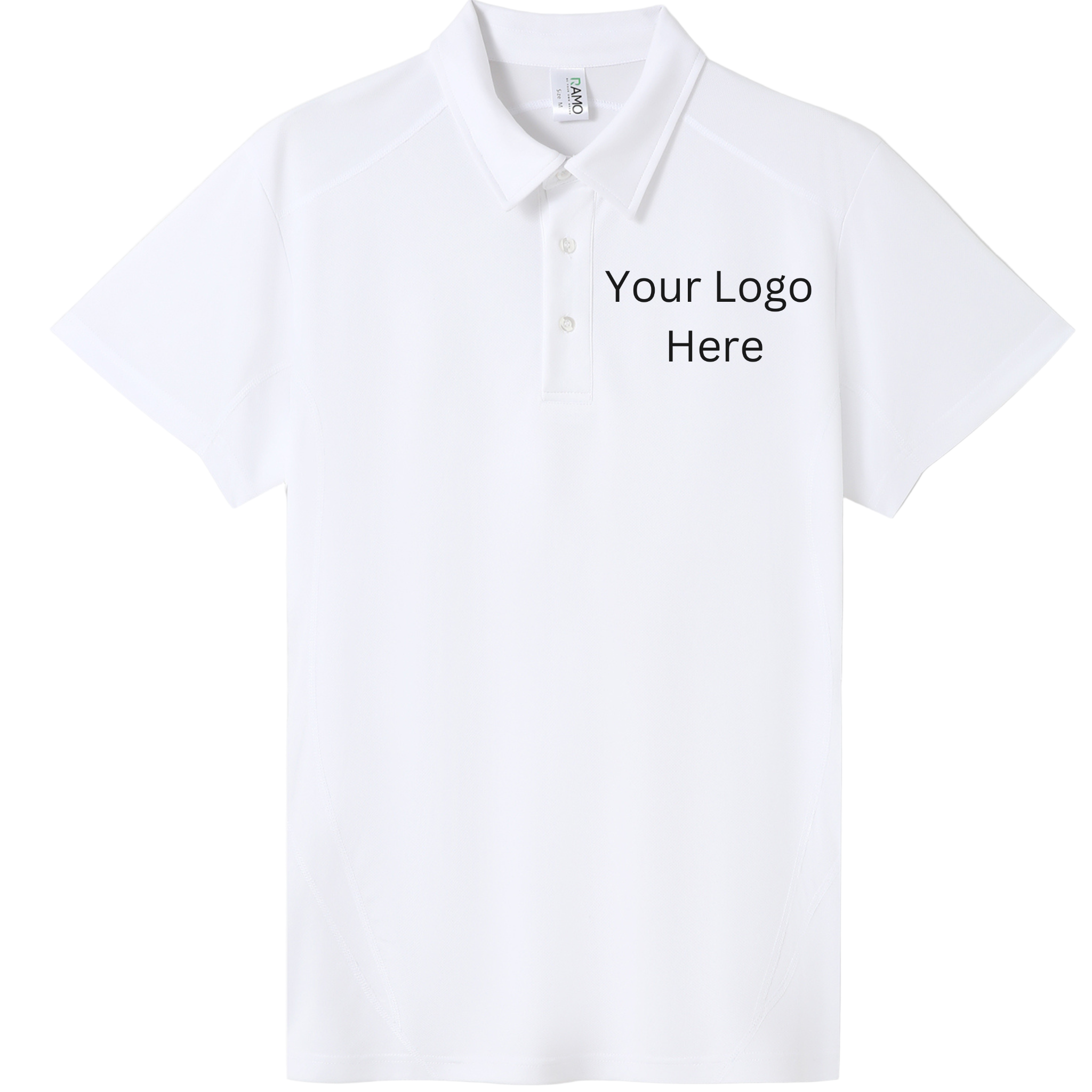 Printed work polo White image 0