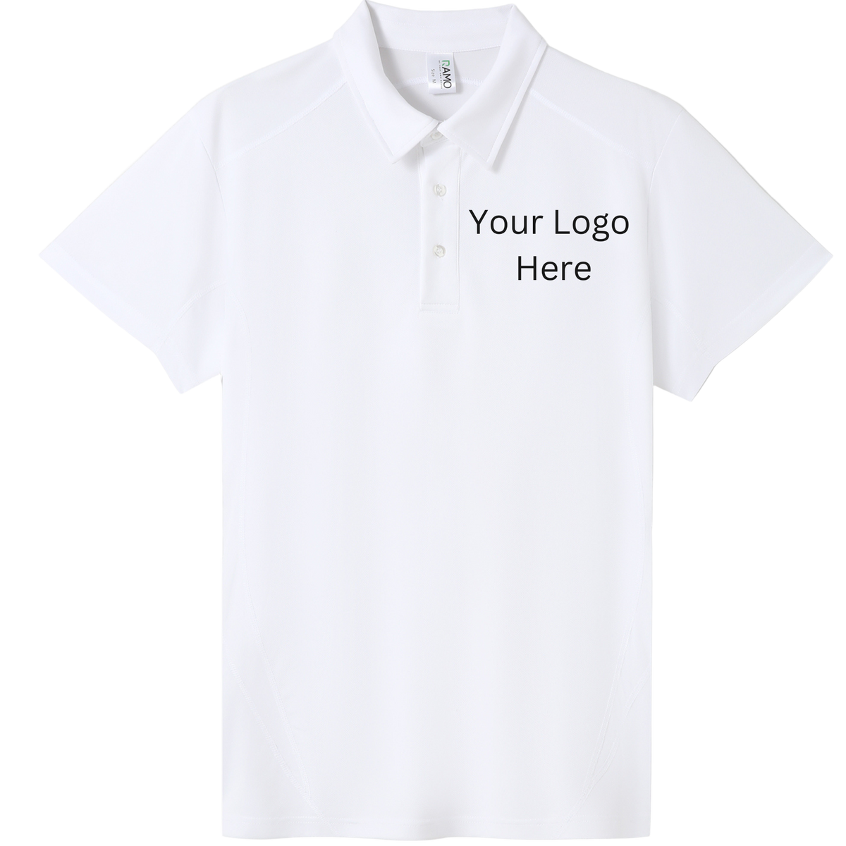 Printed work polo White image 0