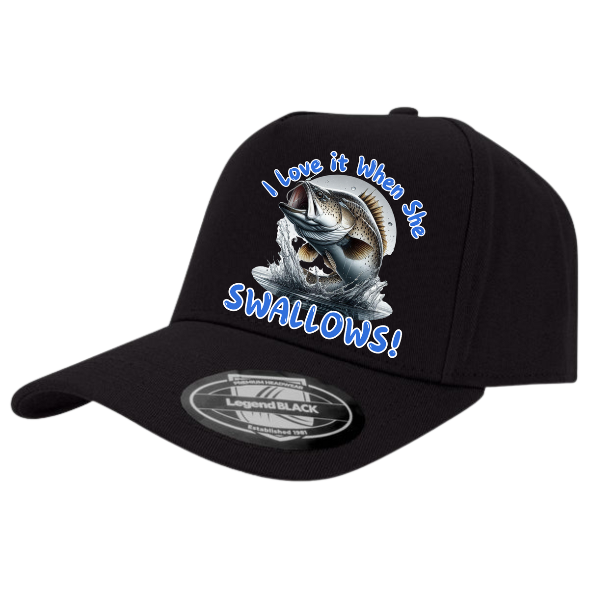 I love it when she swallows hat image 0