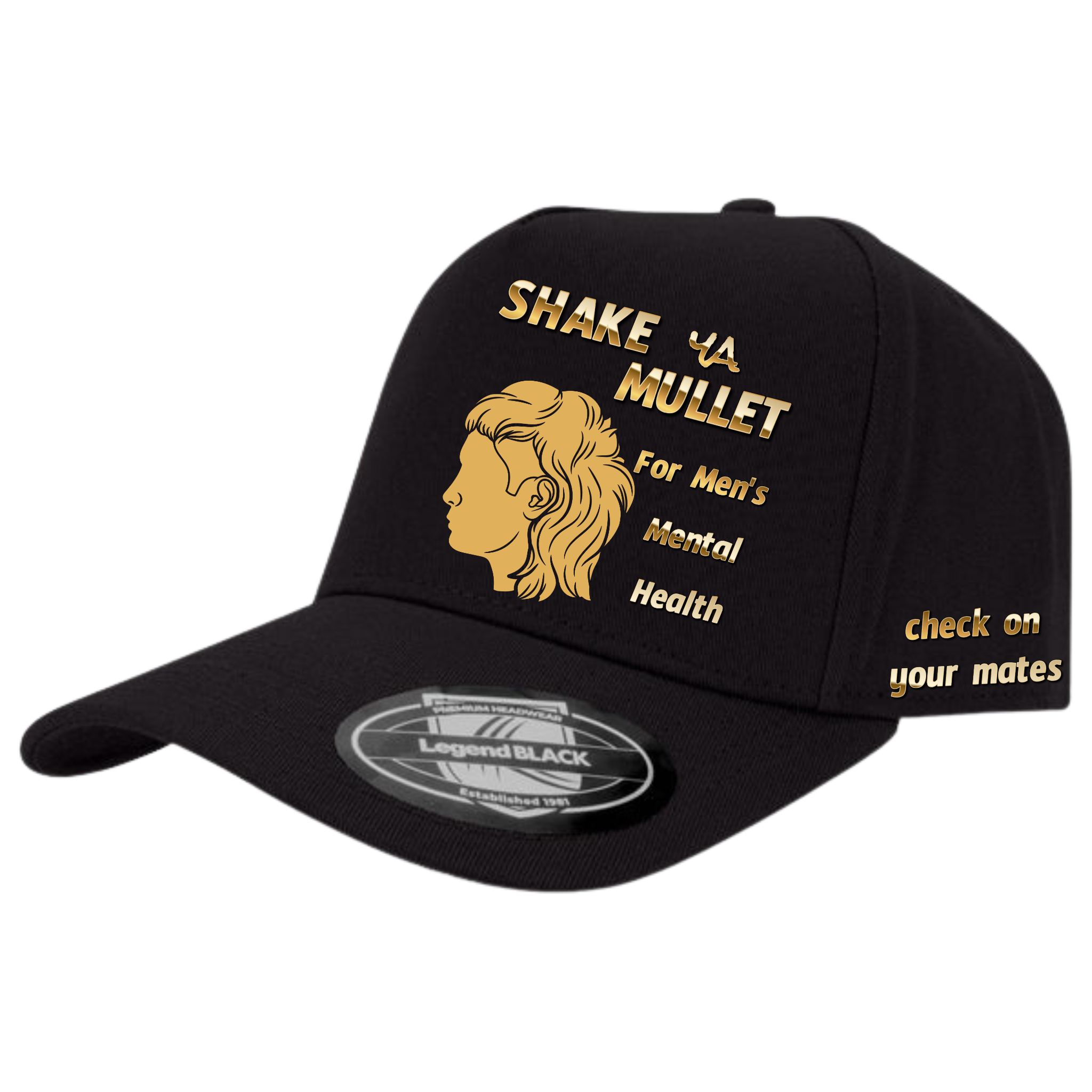 Shake ya Mullet for Mens Mental Health hat image 0