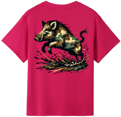 Camo Pig kids Tshirt image 2