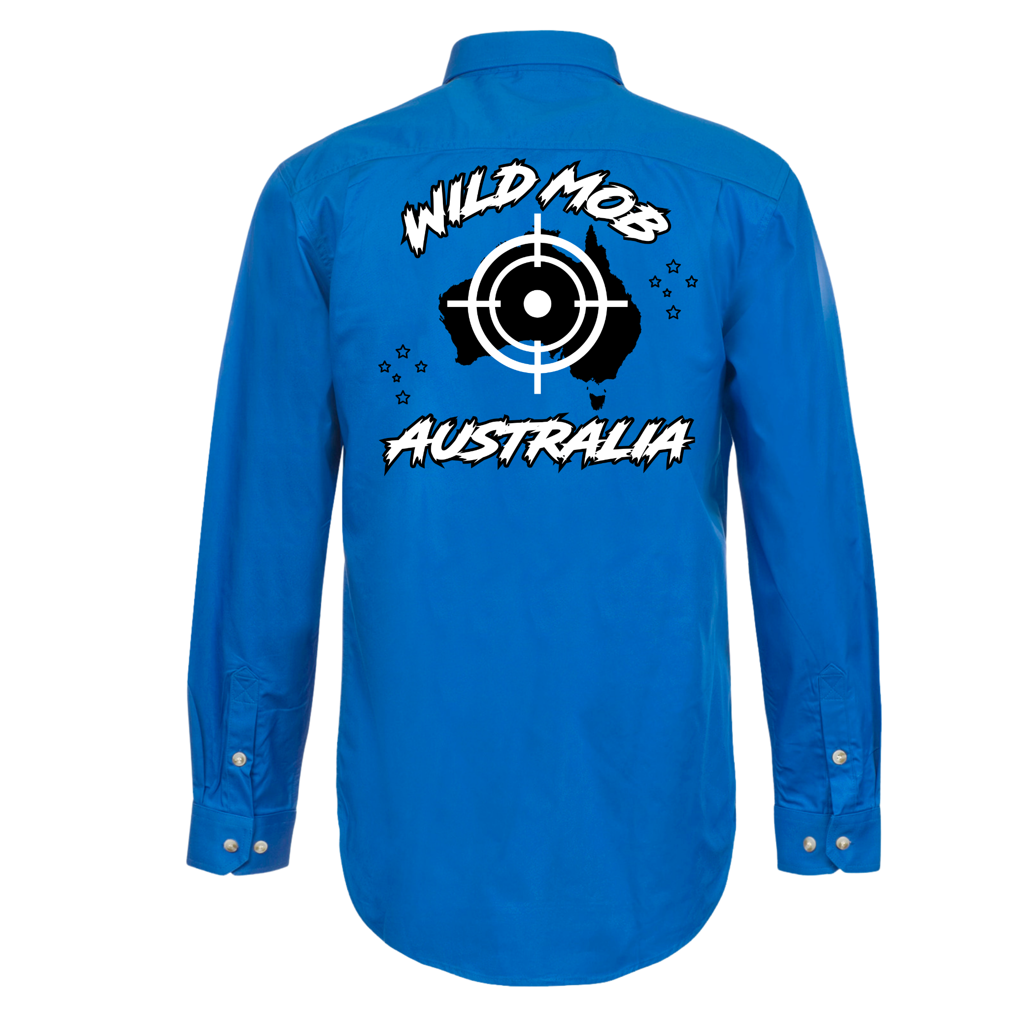 Men's Wild Mob Workshirt Blue image 1