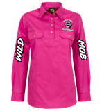 Women's Wild Mob Workshirt Pink image 0