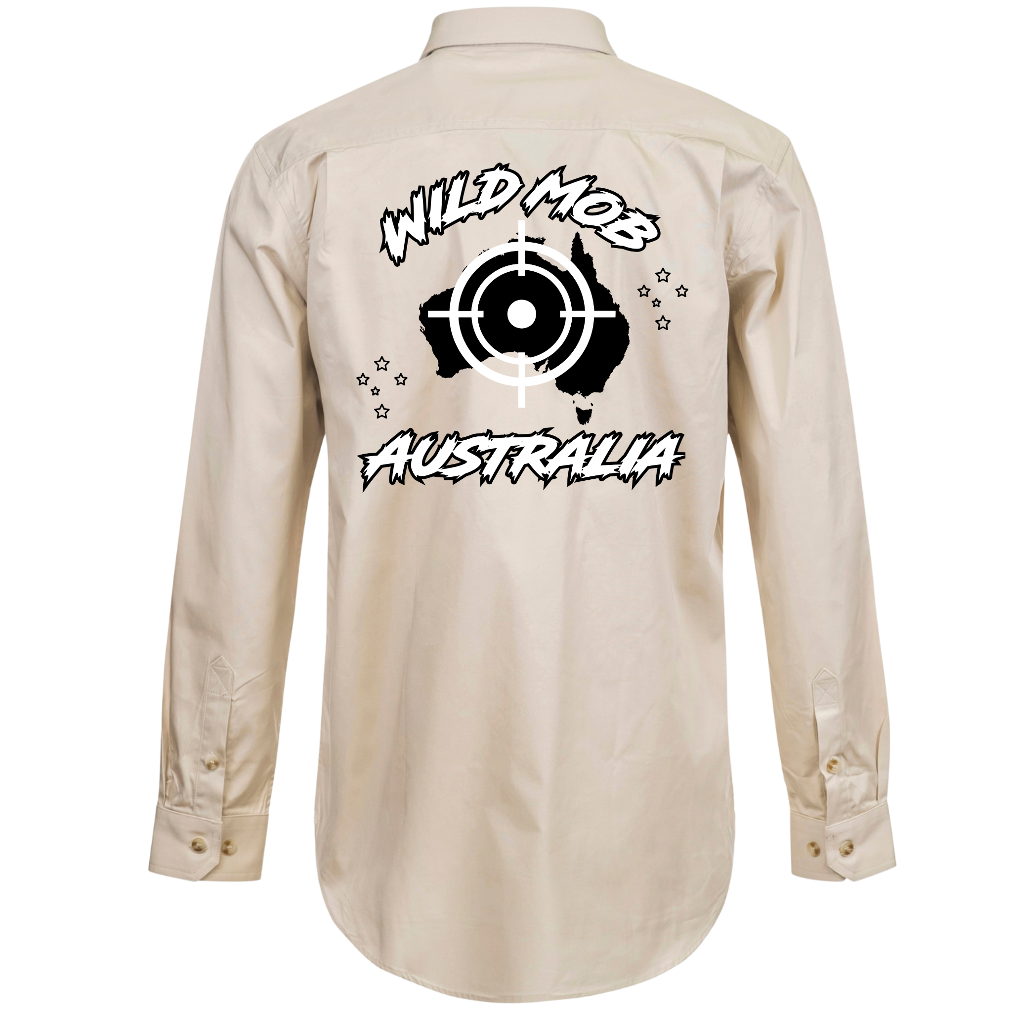 Kids Wild Mob Workshirt Tan image 1