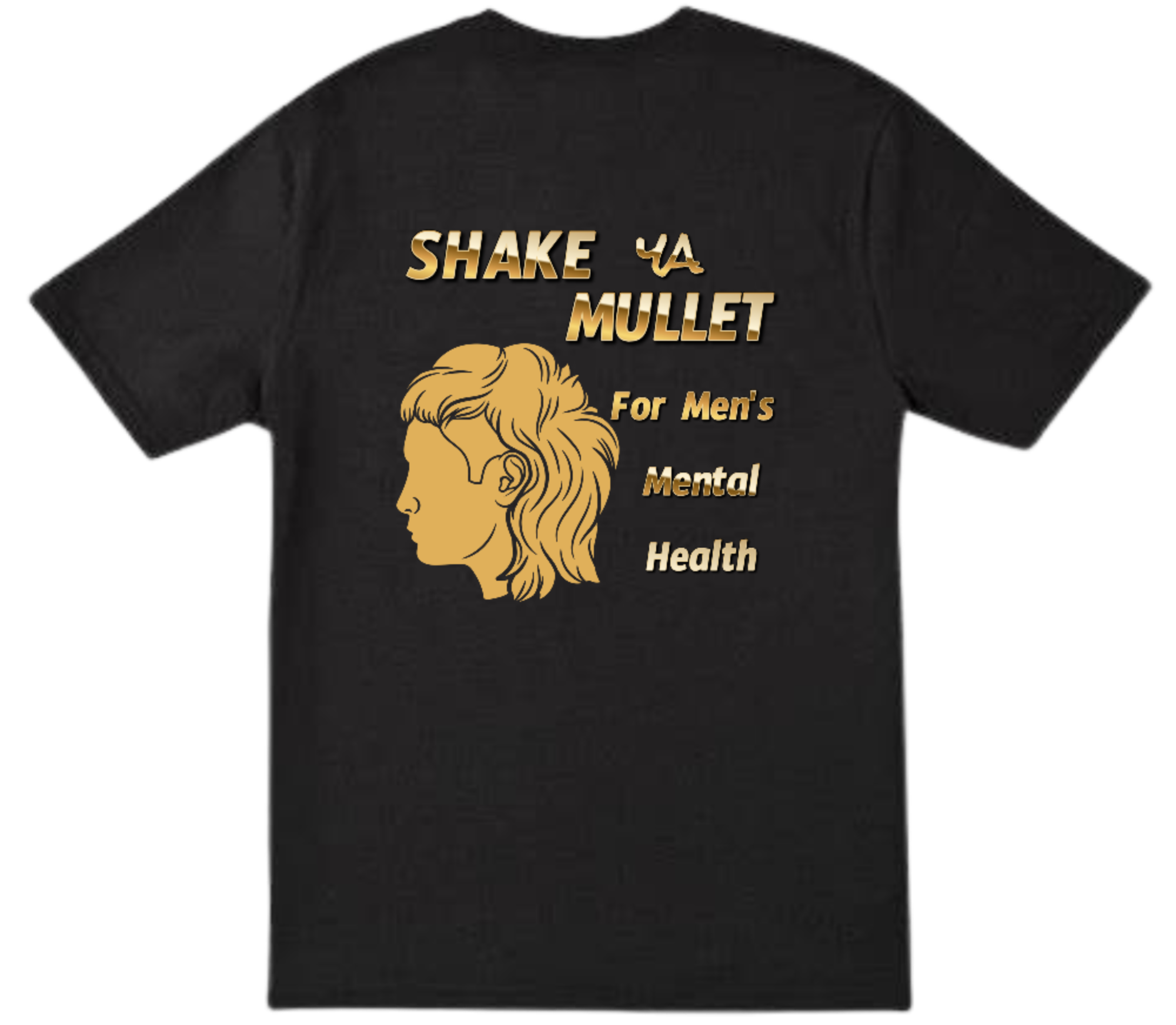 shake ya mullet for mental health tshirt image 0