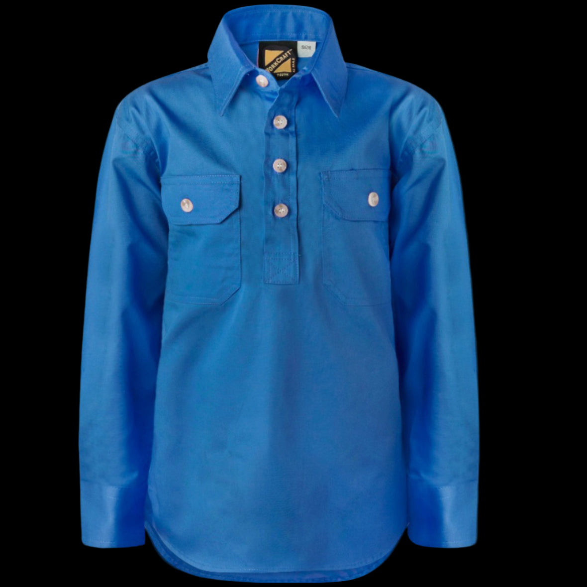 Kids Half Placket Full Coloured Shirt image 0
