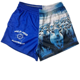 Charolais Footy Shorts with zipper pockets