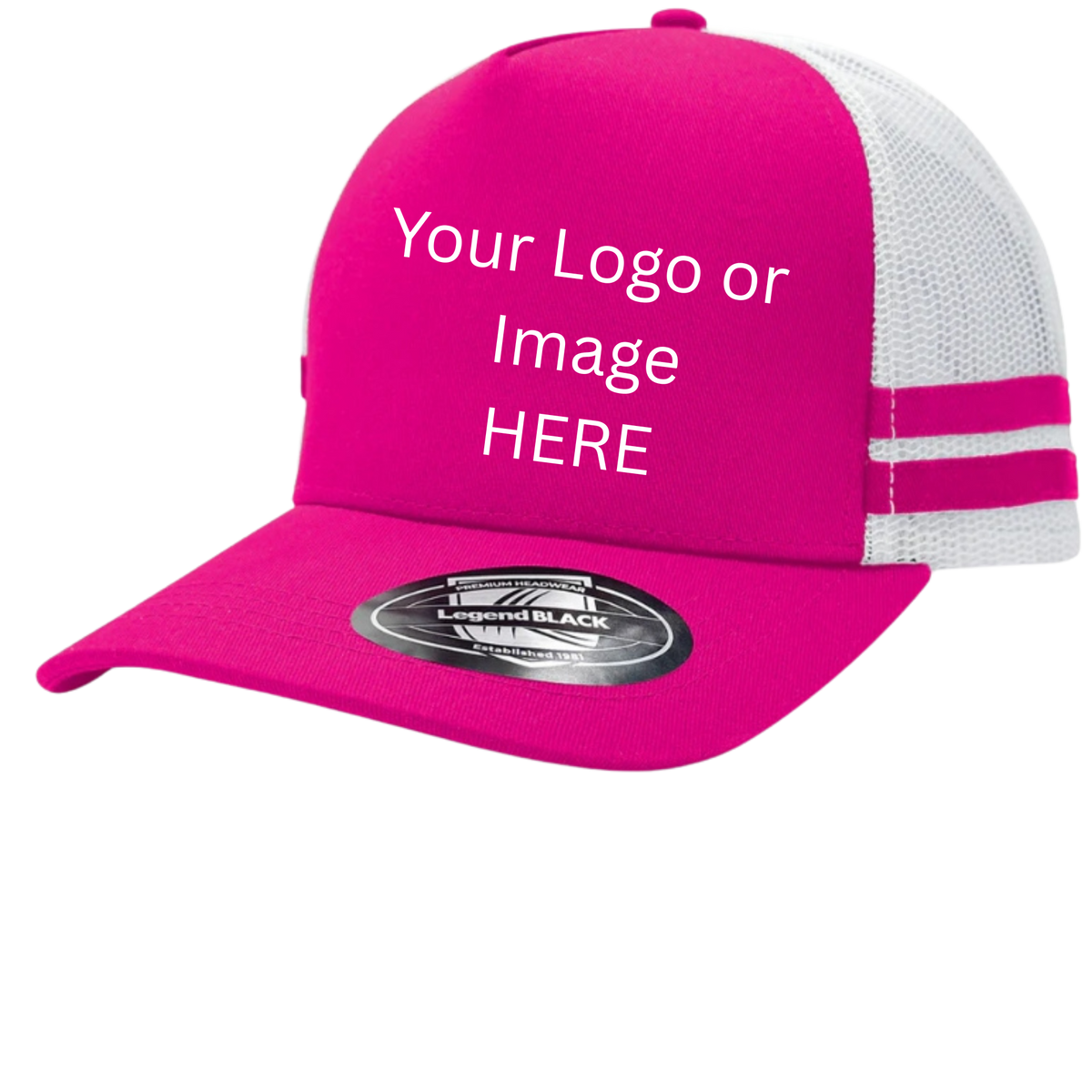 Custom Pink Trucker Cap image 0