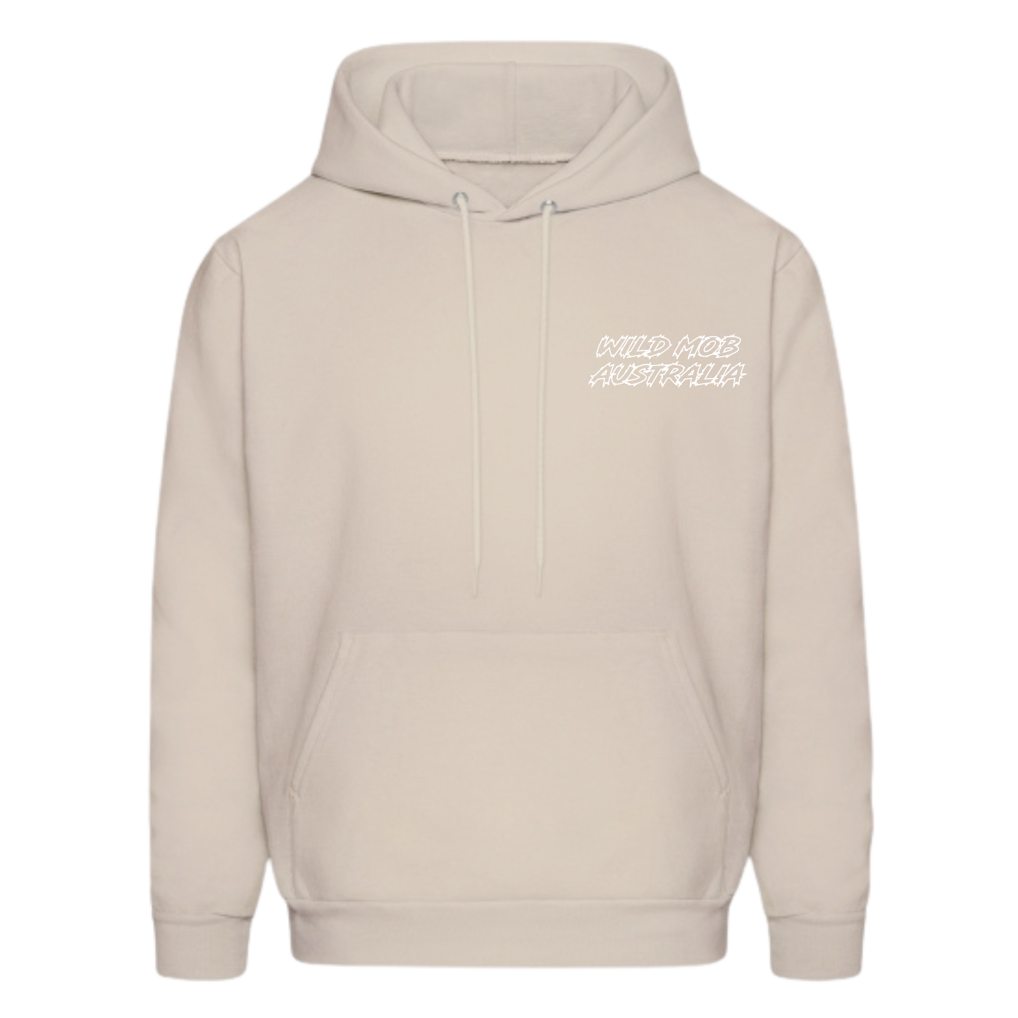 Wild Mob Australia Signature Hoodie Unisex Sand image 0