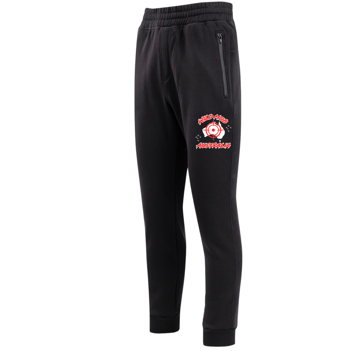Men's Wild Mob Signature Trackies small logo Red image 0