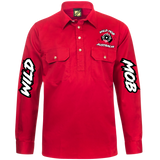 Men's Wild Mob Workshirt Red image 0