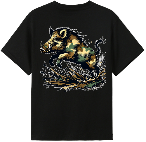 Camo Pig kids Tshirt image 3