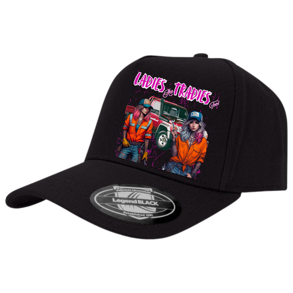 Ladies are Tradies too hat image 0