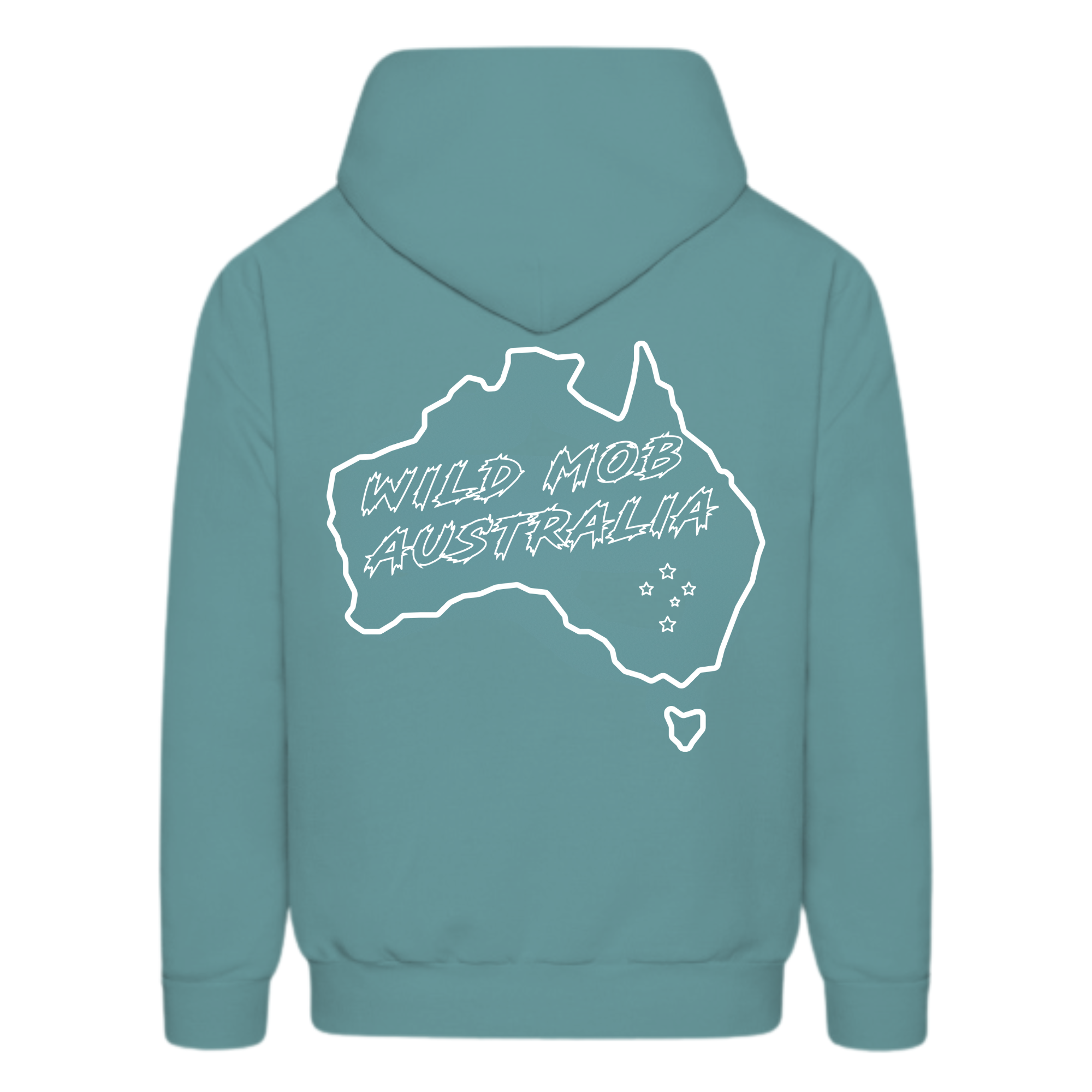 Youth Wild Mob Signature Hoodie Sea green/blue New Logo image 1