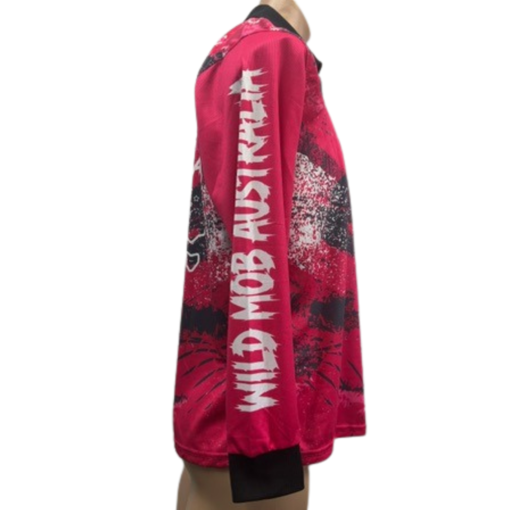 Hot Pink Fishing Shirt with 2 Zipper pockets image 1